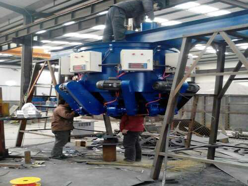 旋轉(zhuǎn)包裝機(jī):在混凝土生產(chǎn)制造中的效果